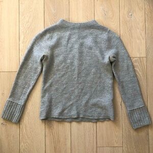 Club Monaco 100% Extra Fine Merino Wool Sweater in Grey Size XS